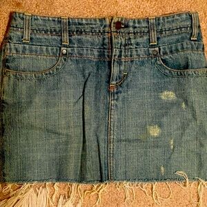 American Eagle Jean mini skirt.